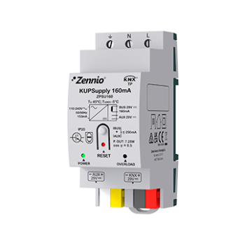 KUPSupply 160mA | KNX Universal power supply 160mA plus 29VDC auxiliary power supply
