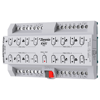 MAXinBOX FANCOIL 4CH2P | Fan coil controller for 2-pipe unit - 4 channels