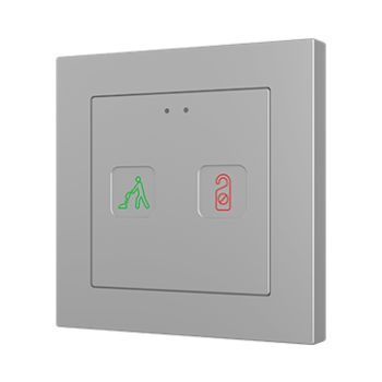 Tecla 55 X2 Sign | PC-ABS 55x55 capacitive touch switch with DND/MUR indicators (ZS55 frame not included)