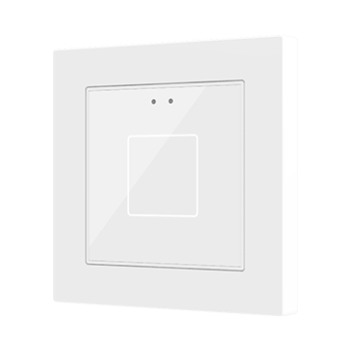 Flat 55 X1/X2/X4 v2 | Glass capacitive push button 55x55 (ZS55 frame not included) - ZVIF55X1V2W