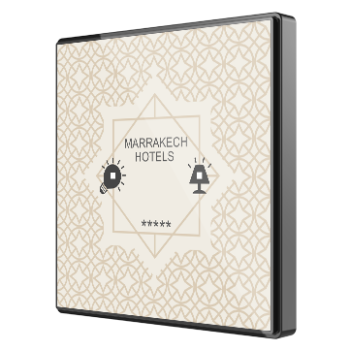 Capacitive push button Square TMD 1/2/4/6 Buttons & Temp probe - ZVI-SQTMD2-CUS