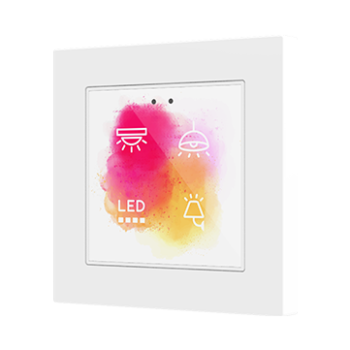 Flat 55 X1/X2/X4 v2 | Glass capacitive push button 55x55 (ZS55 frame not included)