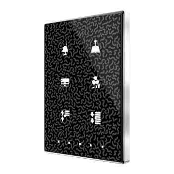 Capacitive push button Touch-MyDesign - 4/6/8 Buttons & Thermostat - ZVI-TMDP6-C