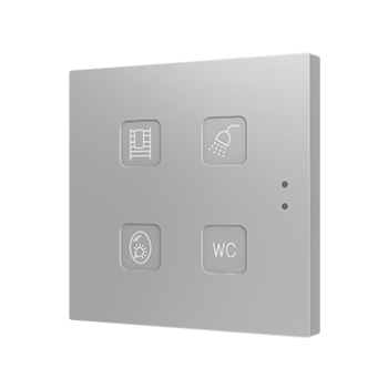 Tecla 1/2/4/6/8 | PC-ABS Capacitive push button - ZVIT4