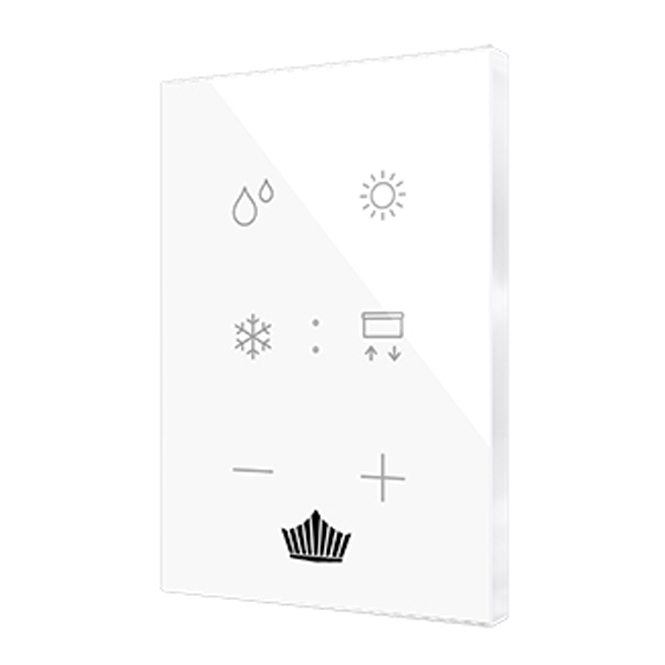 Flat XL X4/X6/X8/X10 | Glass capacitive push button - ZVIFXLX6