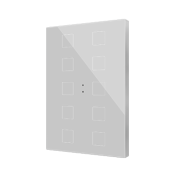 Flat XL X4/X6/X8/X10 | Glass capacitive push button - ZVIFXLX10S