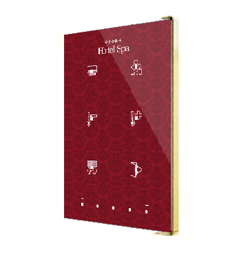 Capacitive push button Touch-MyDesign - 4/6/8 Buttons & Thermostat - ZVI-TMDP6-G