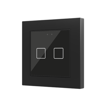 Flat 55 X1/X2/X4 v2 | Glass capacitive push button 55x55 (ZS55 frame not included) - ZVIF55X2V2A