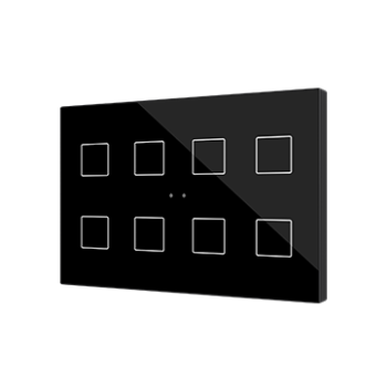 Flat XL X4/X6/X8/X10 | Glass capacitive push button - ZVIFXLX8A