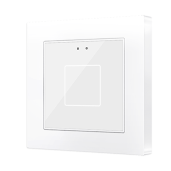 Flat 55 X1/X2/X4 v2 | Glass capacitive push button 55x55 (ZS55 frame not included) - ZVIF55X1V2GW
