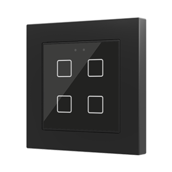 Flat 55 X1/X2/X4 v2 | Glass capacitive push button 55x55 (ZS55 frame not included) - ZVIF55X4V2A