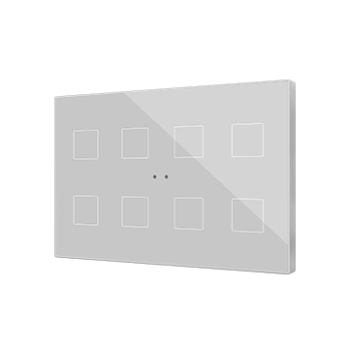 Flat XL X4/X6/X8/X10 | Glass capacitive push button - ZVIFXLX8S