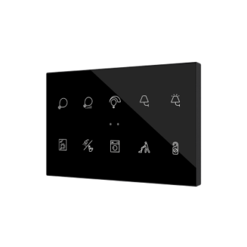 Flat XL X4/X6/X8/X10 | Glass capacitive push button - ZVIFXLX10