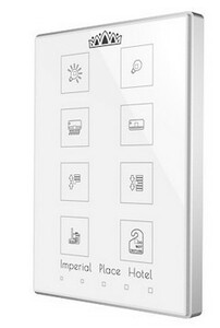 Capacitive push button Touch-MyDesign - 4/6/8 Buttons & Thermostat - ZVI-TMDP8