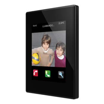 Z41 COM | Color capacitive touch panel with video intercom - PC-ABS frame