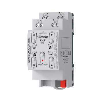 MINiBOX QUATRO | KNX multifunction actuator - 4 outputs 16A