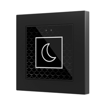 Flat 55 X1/X2/X4 v2 | Glass capacitive push button 55x55 (ZS55 frame not included) - ZVIF55X1V2