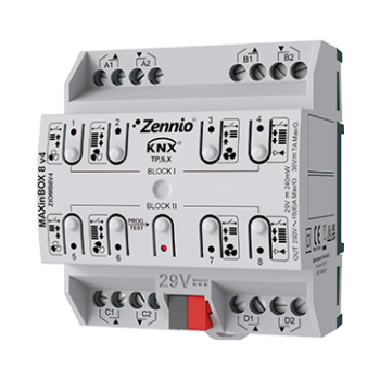 MAXinBOX 8 v4 | KNX multifunction actuator with KNX Secure - 8 outputs 16A