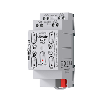 MINiBOX 40 v3 | KNX multifunction actuator with KNX Secure - 4 outputs 16A