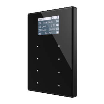 Capacitive touch panel with 8 buttons and display - ZVI-TMDV-PA