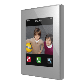 Z41 COM | Color capacitive touch panel with video intercom - PC-ABS frame - ZVI-Z41COM-SP
