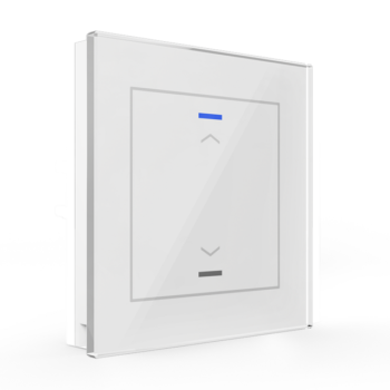 Glass Push-button II Lite | RGBW - neutral/blinds/switch - BE-GTL10W.A1