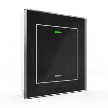 Glass Push-button II Lite | RGBW - neutral/blinds/switch - BE-GTL1TS.01