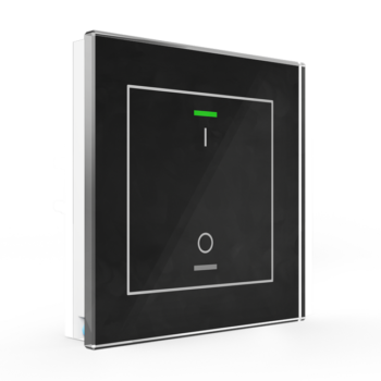 Glass Push-button II Lite | RGBW - neutral/blinds/switch - BE-GTL1TS.B1