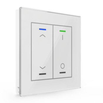Glass Push-button II Lite | RGBW - neutral/blinds/switch