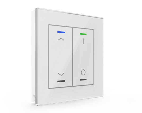 Glass Push-button II Lite | RGBW - neutral/blinds/switch