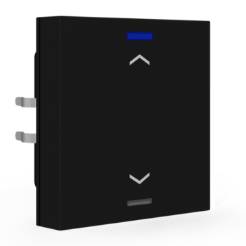 Push-button Lite 55 Black | RGBW - neutral/blinds/switch