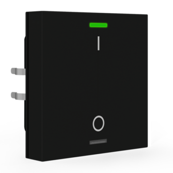 Push-button Lite 55 Black | RGBW - neutral/blinds/switch