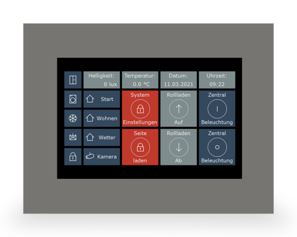 Touchpanel VisuControl 7"/17,7 cm | Remote access