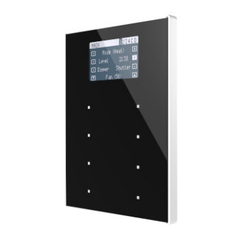 Capacitive touch panel with 8 buttons and display - ZVI-TMDV-AA