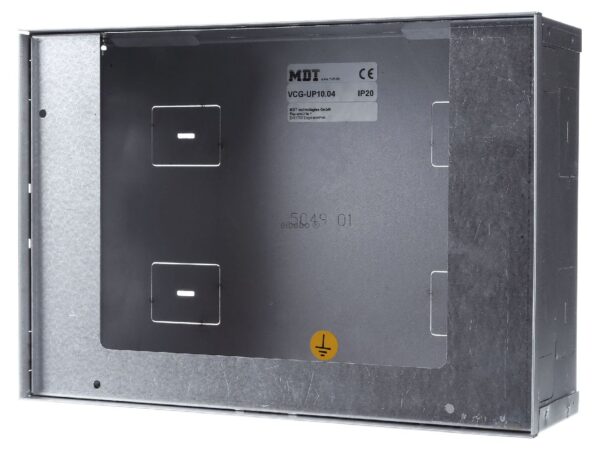 Metal flush-mounted socket 10"/25,6 cm