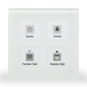 KNX RF+ Glass Push-button Plus | 10 A
