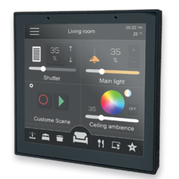 Piccolo | Touch panel with temperature and humidity sensors