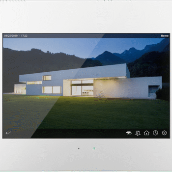 IDDERO HC3L-KNX - 10.1” capacitive touch panel with IPS display, IP connectivity and door phone function Classic White