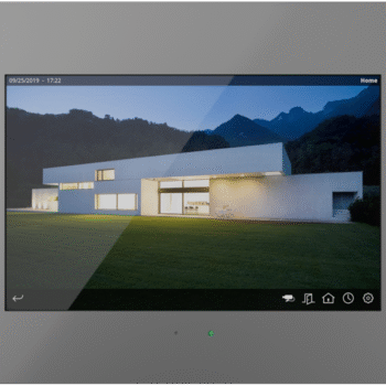 IDDERO HC3L-KNX - 10.1” capacitive touch panel with IPS display, IP connectivity and door phone function Classic Grey