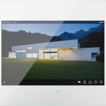 IDDERO HC3L-KNX - 10.1” capacitive touch panel with IPS display, IP connectivity and door phone function Glass White